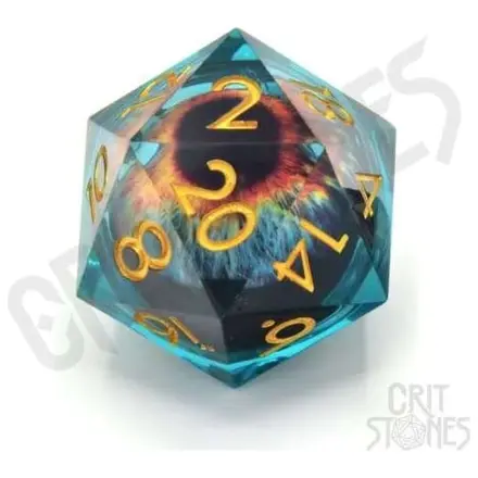 Zaruri CritStones cu Miez Lichid D20 Eye of the Oracle 3 cm poza produsului