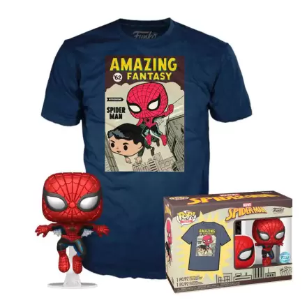 Marvel Spiderman Funko POP! & Cutie Tricou Copertă Benzi Desenate termékfotója