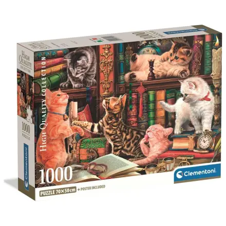 Curious Whiskers puzzle 1000 piese poza produsului