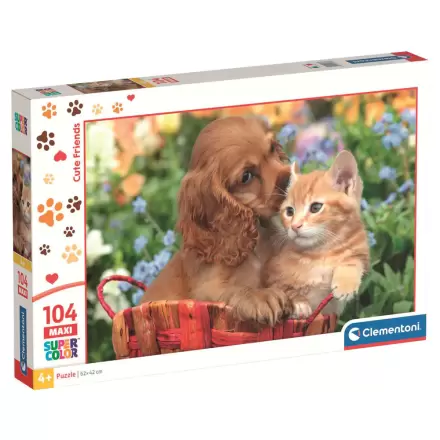 Cute Friends maxi puzzle 104 piese poza produsului
