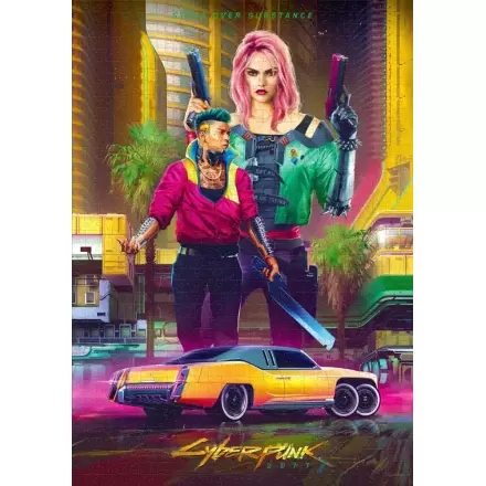 Cyberpunk 2077 Puzzle Kitsch Style (1000 piese) poza produsului