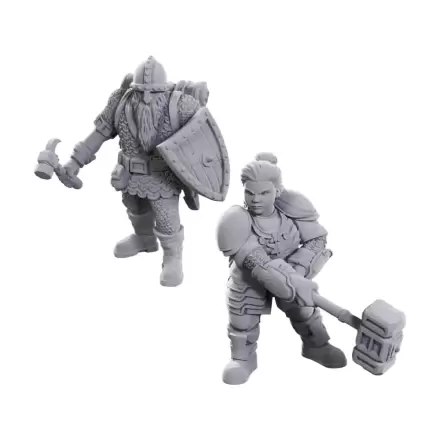 D&D Nolzur's Marvelous Miniatures Miniaturi Nevopsite 2-Pack 50th Anniversary Dwarves poza produsului