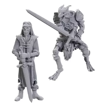 D&D Nolzur's Marvelous Miniatures Figurine Nepictate Set 2 Bucăți 50th Anniversary Skeleton Knights poza produsului