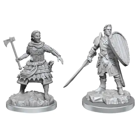D&D Nolzur's Marvelous Miniatures Figurine nevopsite 2-Pack Luptători Umani poza produsului