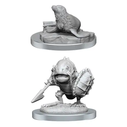 D&D Nolzur's Marvelous Miniatures Figurine Nevopsite Set 2 Locathah & Sigiliu termékfotója