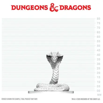 D&D Nolzur's Marvelous Miniatures Mini figura Guardian Naga poza produsului