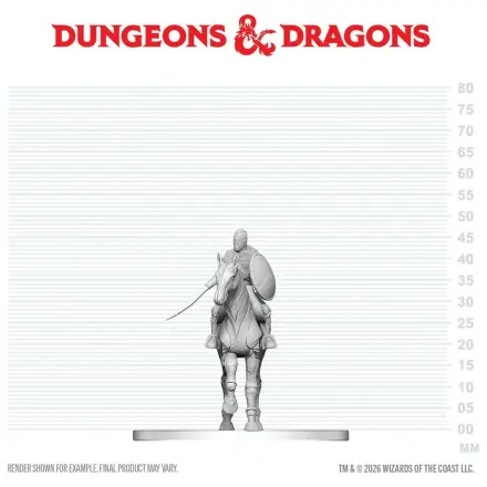 D&D Nolzur's Marvelous Miniatures Mini Figurine Nimblewright Steed with Rider poza produsului