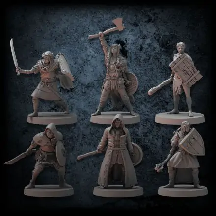 Dark Souls The Board Miniatures Pachet Eroi Neaprinsi 2 poza produsului