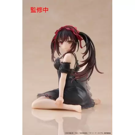 Statuie PVC Date A Live V Desktop Figurina Drăguță Kurumi Tokisaki Nightwear Ver. 13 cm poza produsului