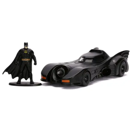 DC Comics Batmobil 1989 masinuta metalica + set figurina Batman poza produsului