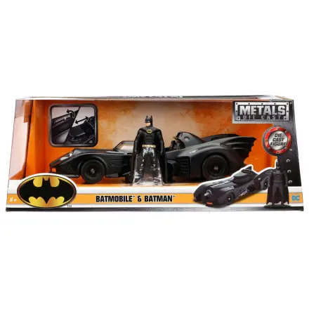 DC Comics Batmovil masina metalica + set figurina Batman poza produsului