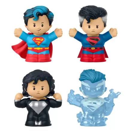 DC Comics Fisher-Price Little People Collector mini figurine pachet de 4 Superman: Through the Ages 7 cm poza produsului