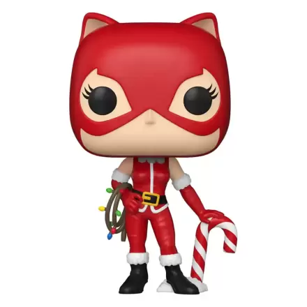 DC Comics Funko POP! Heroes figurină de vinil Holiday '24- Catwoman 9 cm poza produsului