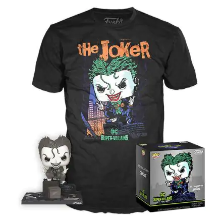 DC Comics figurină & tricou box Jim Lee Joker termékfotója