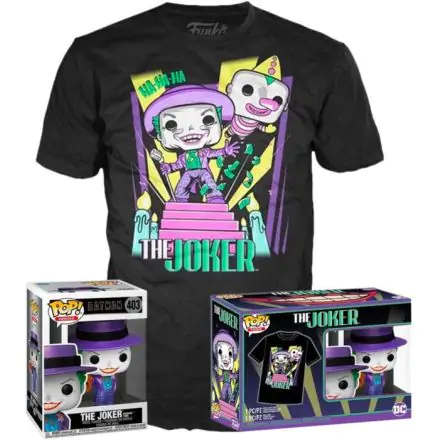 Figurină Funko POP DC Comics & cutie tricou Batman 89 Joker cu difuzor termékfotója