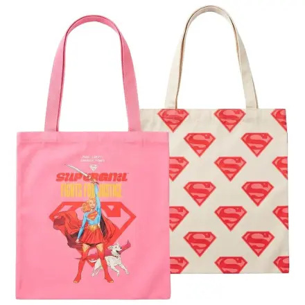 DC Comics Tote Bags Pungi Tote 2-Pack Superman Supergirl poza produsului