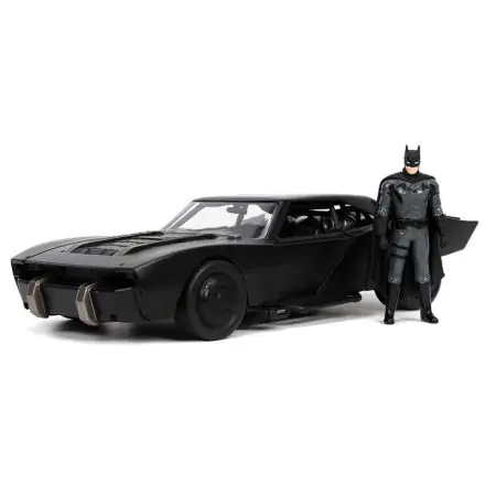 DC Comics The Batman Batmovil Mașina metalica + set cu figurina Batman poza produsului