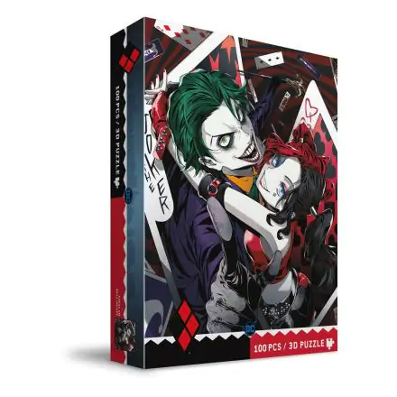 DC Comics Puzzle cu Efect 3D The Joker & Harley Quinn Manga (100 piese) poza produsului