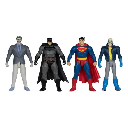 DC Direct Page Punchers Figurina de actiune Pachet de 4 Batman & Son of Batman & Superman & Joker 7 cm poza produsului
