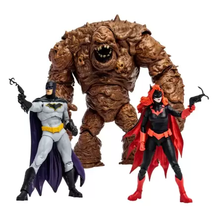 Set de figurine de acțiune DC Multiverse Clayface, Batman & Batwoman (DC Rebirth) (Gold Label) 18 cm poza produsului