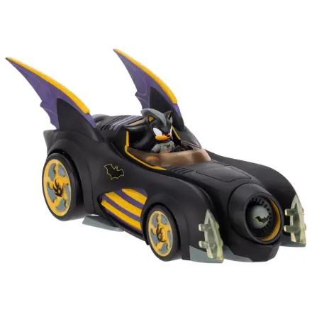 DC x Sonic - The Hedgehog Figurina de actiune cu vehicul Shadow Batman & Batmobile 6 cm poza produsului
