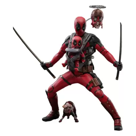 Figurină de acțiune de colecție film Deadpool & Wolverine 1/6 Deadpool 31 cm termékfotója