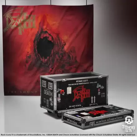 Statuie Road Case Death Rock Ikonz On Tour + Set fundal de scenă Turneul The Sound of Perseverance 1998 poza produsului
