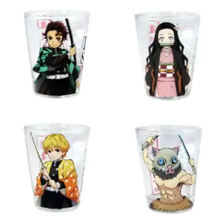 Set de pahare de shot Demon Slayer 4 bucăți Group 59 ml poza produsului