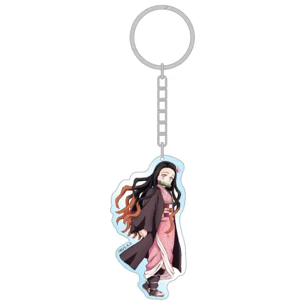 Demon Slayer: Kimetsu no Yaiba Breloc acrilic Nezuko Holografic 7 cm poza produsului