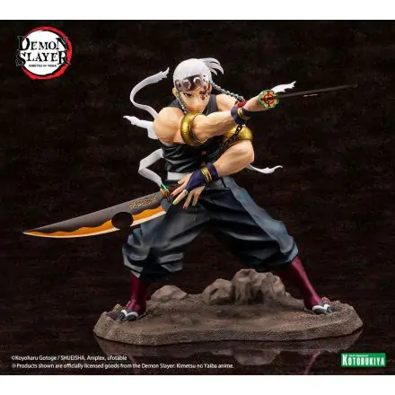 Demon Slayer: Kimetsu no Yaiba Statuie ARTFXJ 1/8 Tengen Uzui Ediție Regulară 23 cm termékfotója