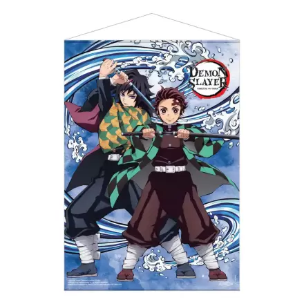 Demon Slayer: Kimetsu no Yaiba Wallscroll Tanjiro Kamado and Giyu Tomioka Water Breathing sulă de perete poza produsului