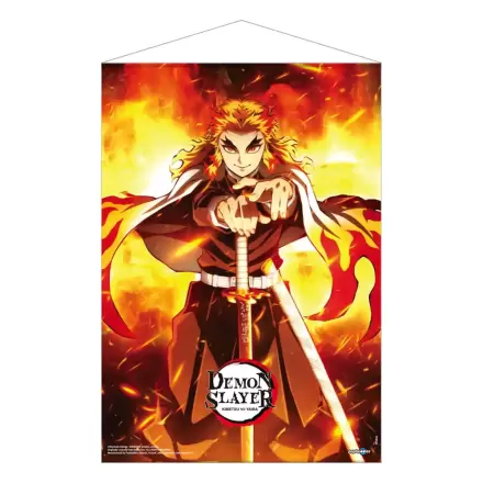 Demon Slayer: Kimetsu no Yaiba Wallscroll Kyojuro Rengoku 50 x 70 cm sul decorativ termékfotója