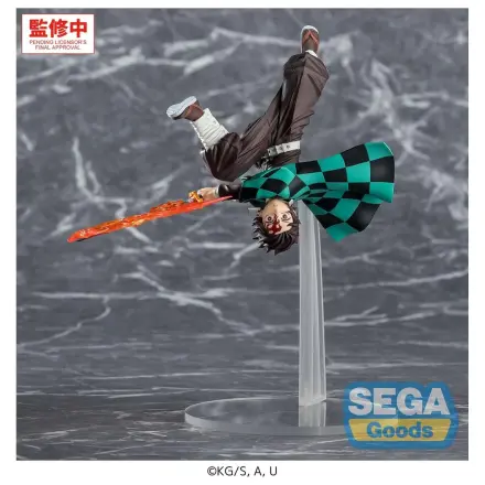 Demon Slayer: Kimetsu no Yaiba Luminasta Figurina PVC Tanjiro Kamado Hinokami Kagura Setting Sun Transformation 15 cm poza produsului