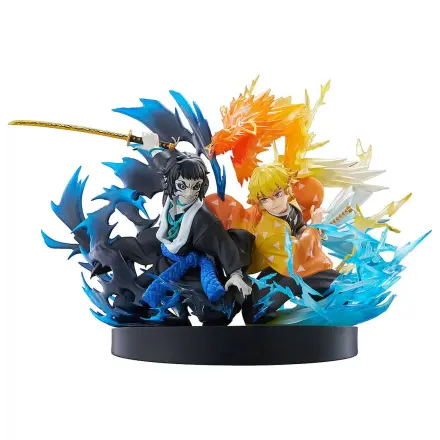 Demon Slayer: Kimetsu no Yaiba Statuie PVC Zenitsu Agatsuma & Kaigaku 15 cm poza produsului