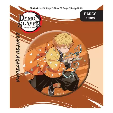 Demon Slayer: Kimetsu no Yaiba Pin Badge Zenitsu Agatsuma insignă termékfotója