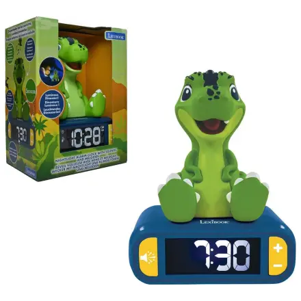 Ceas desteptator digital cu lumina de noapte 3D Dinozaur poza produsului