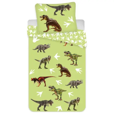 Dinosaur Green Husa de plapuma pentru copii prescolari poza produsului
