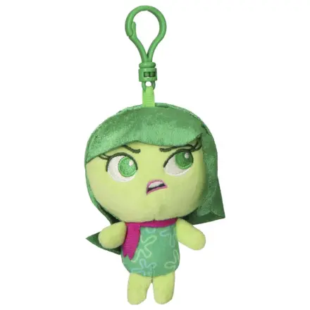 Disney Inside Out Disgust figurina plus 3D cu clama, breloc de geanta 12 cm poza produsului