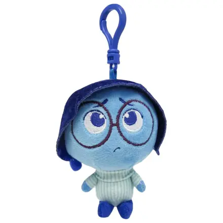 Disney Inside Out Sadness figurina plus 3D cu agatatoare, charm geanta 12 cm poza produsului
