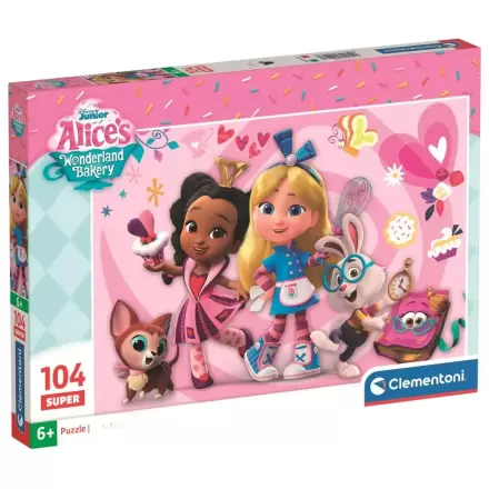 Disney Alice Bakery super puzzle 104 piese poza produsului