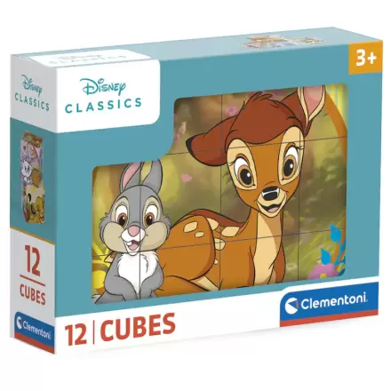 Disney Bambi puzzle cub 12 buc termékfotója