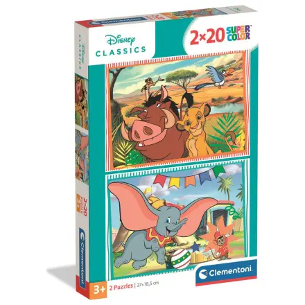 Disney Classic puzzle 2x20 piese poza produsului