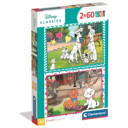Disney Classic puzzle 2x60 piese poza produsului