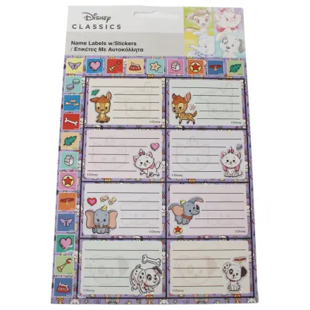 Disney Classics Babies Notebook Label Stickers 16 buc poza produsului