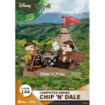 Disney D-Stage Seria Camping PVC Diorama Chip & Dale 10 cm poza produsului