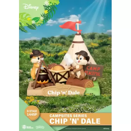 Disney D-Stage Seria Campsite PVC Diorama Chip & Dale Ediție Specială 10 cm poza produsului