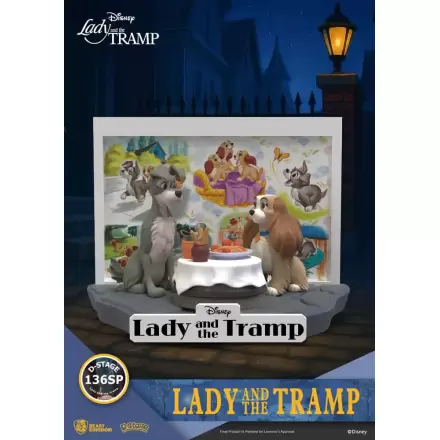 Disney D-Stage Statuie din PVC Lady and the Tramp 12 cm poza produsului