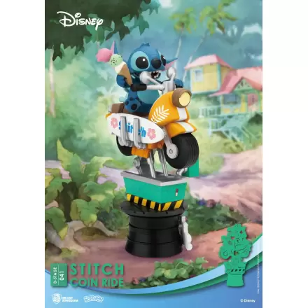 Disney D-Stage Diorama PVC Stitch Coin Ride 16 cm poza produsului