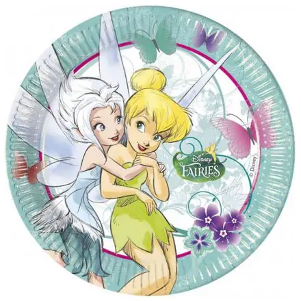 Disney Fairyland Treats, farfurii de hârtie Tinker Bell 8 bucăți 23 cm poza produsului