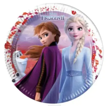 Disney Frozen II Farfurii de hârtie 8 bucăți 23 cm FSC poza produsului